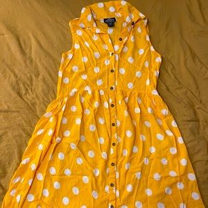 Sunflower Yellow Polka Dot Dress